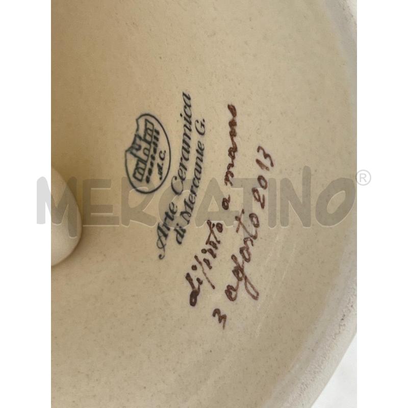 CAMPANELLA CERAMICA CASTELLI ANGIOLETTO BLU . MERCANTE | Mercatino dell'Usato Teramo 4