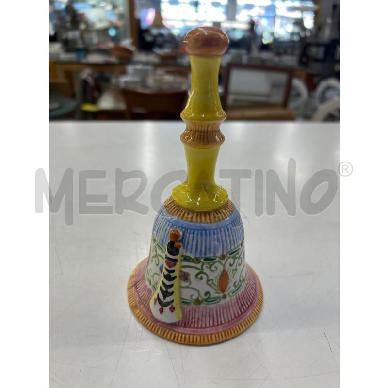 CAMPANELLA CERAMICA DIPINTA | Mercatino dell'Usato Teramo 1