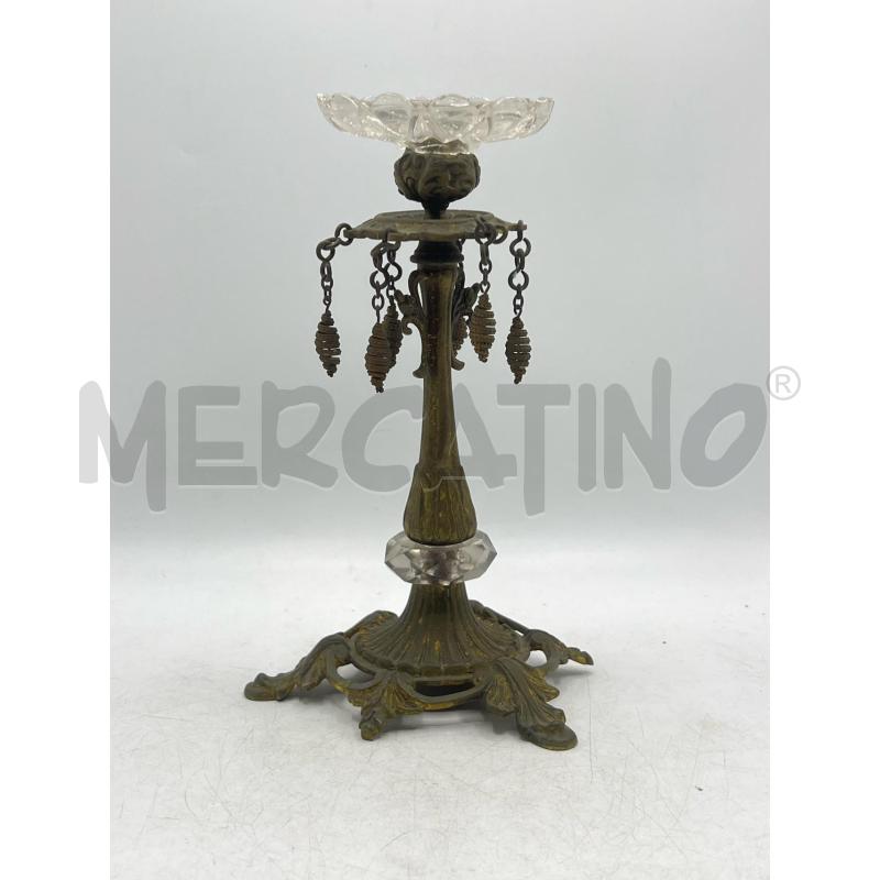 CANDELABRO EPOCA IN METALLO | Mercatino dell'Usato Teramo 1