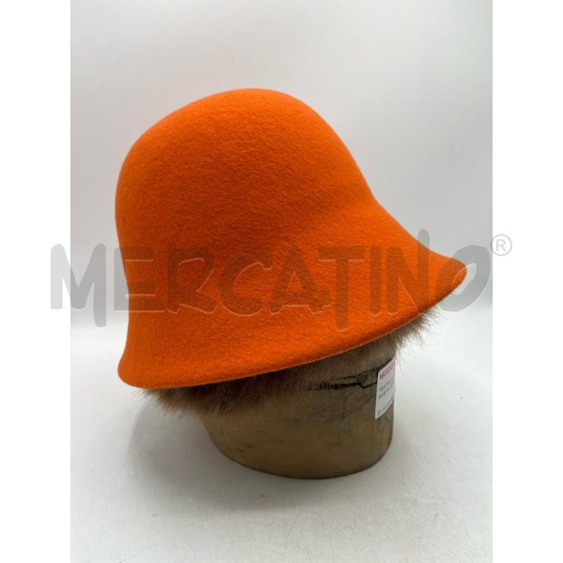 CAPPELLO DONNA BORSALINO ARANCIONE  | Mercatino dell'Usato Teramo 3