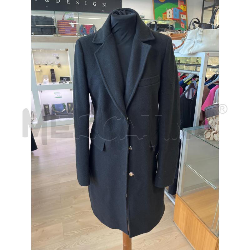 CAPPOTTO DONNA LIU JO NERO CHIUSURA A CLIP | Mercatino dell'Usato Teramo 1