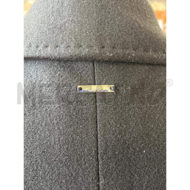CAPPOTTO DONNA LIU JO NERO CHIUSURA A CLIP | Mercatino dell'Usato Teramo 3