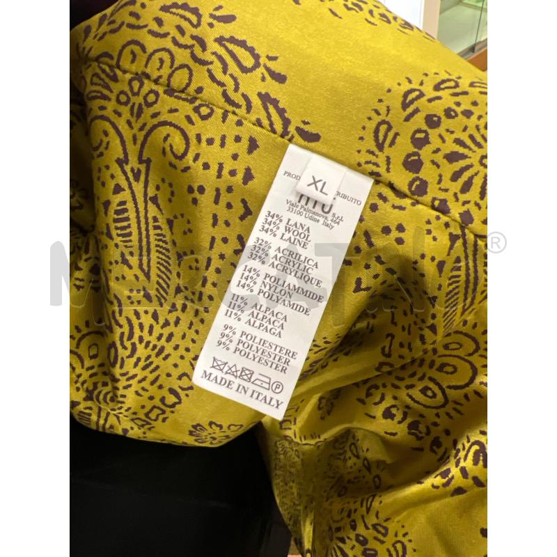 CAPPOTTO DONNA NIÙ ROSSO FILO ARANCIONE INTERNO FANTASIA TG 40/42 | Mercatino dell'Usato Teramo 4