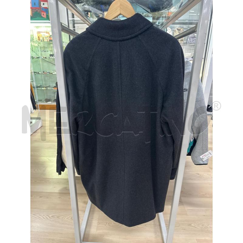 CAPPOTTO UOMO MIRKO VALLI PURA LANA VERGINE GRIGIO SCURO INTERNO FANTASIA BOTTONI MARRONI STEMMA DOR | Mercatino dell'Usato Teramo 4