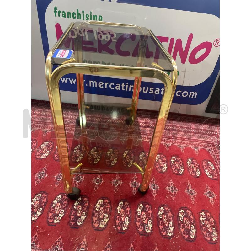 CARRELLINO OTTONE 2 VETRI FUME' | Mercatino dell'Usato Teramo 3