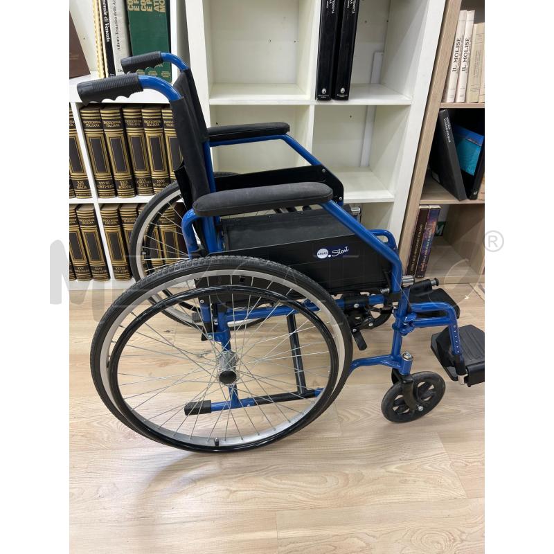 CARROZZINA DISABILI FERRO BLU PIEGHEVOLE | Mercatino dell'Usato Teramo 2