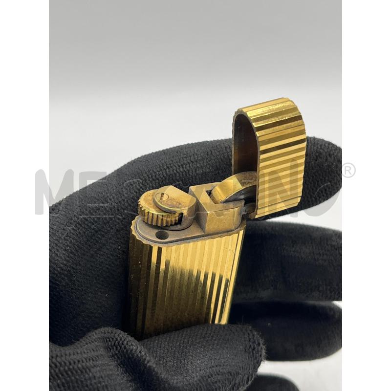 CARTIER ACCENDINO PLACCATO ORO COSTINE 10134M SWISS MADE  | Mercatino dell'Usato Teramo 3