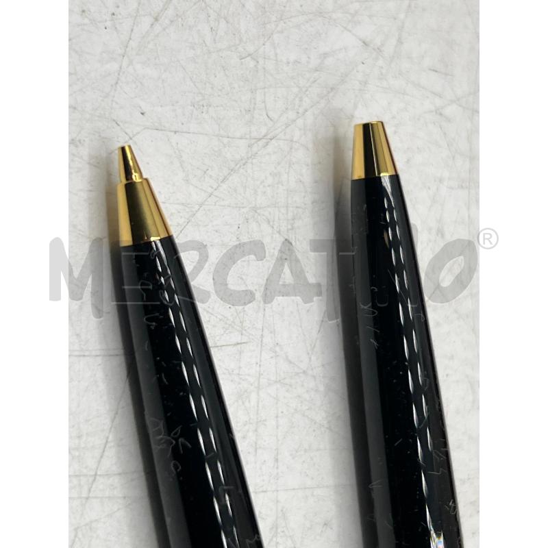 CARTIER DIABOLO ROLLER E PENNA A SERA IN ACCIAIO COMPOSITE NERO CON PORTA BIGLIETTINI IN PELLE  | Mercatino dell'Usato Teramo 4