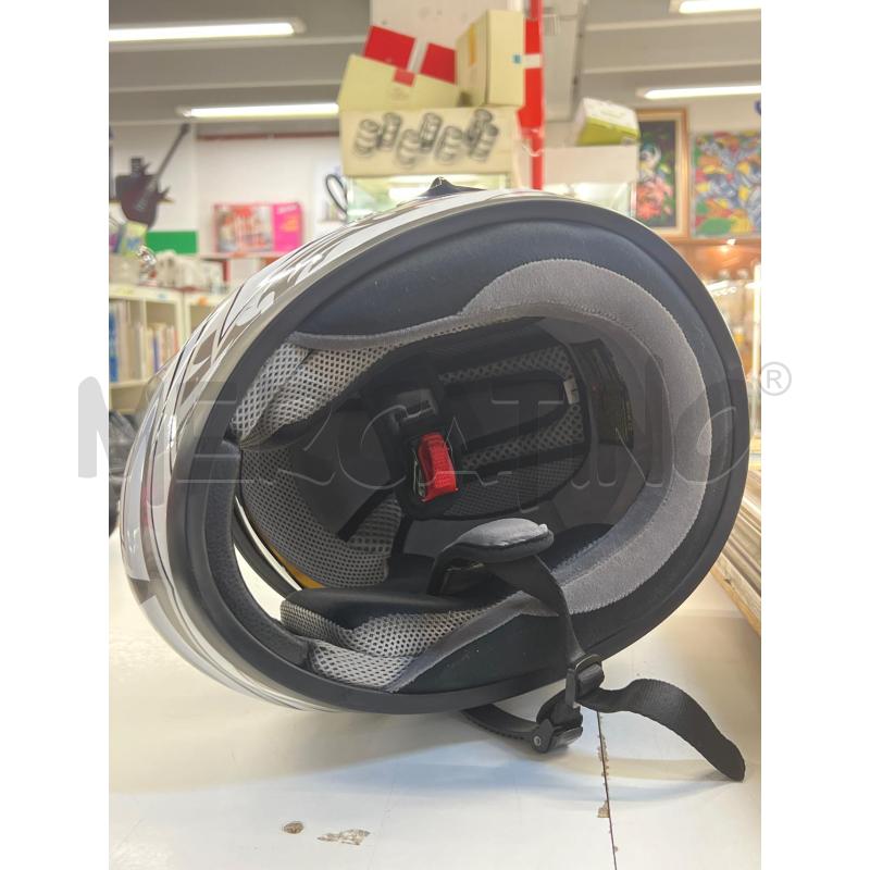 CASCO MOTO FIDJI INTEGRALE BIANCO GRIGIO | Mercatino dell'Usato Teramo 2