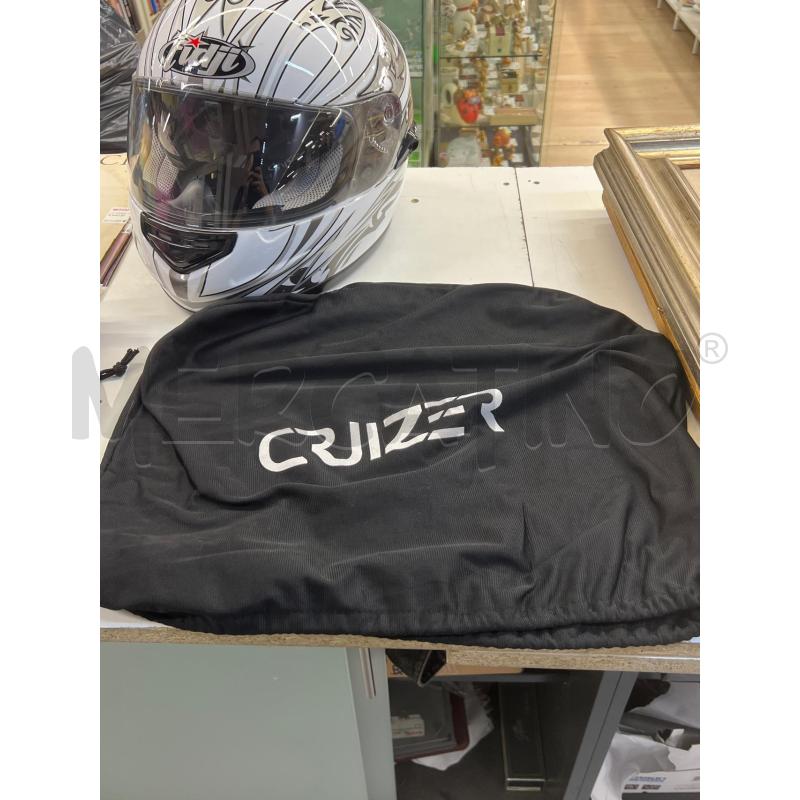 CASCO MOTO FIDJI INTEGRALE BIANCO GRIGIO | Mercatino dell'Usato Teramo 3