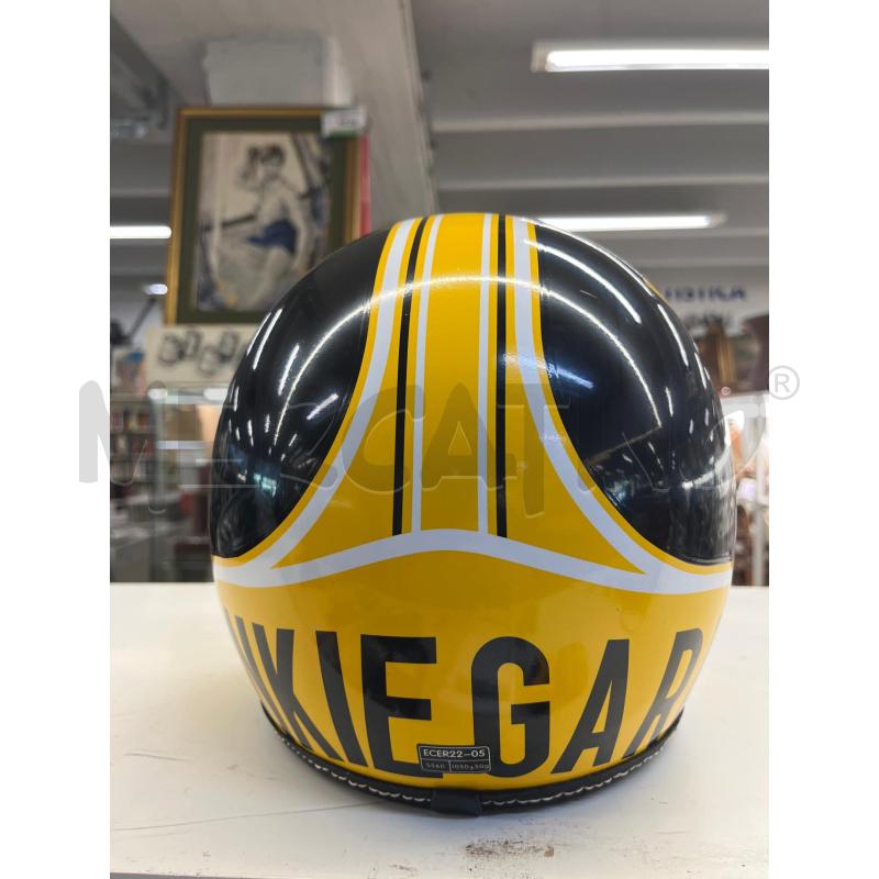 CASCO MOTO FRANKE GARAGE NERO GIALLO TG M | Mercatino dell'Usato Teramo 3
