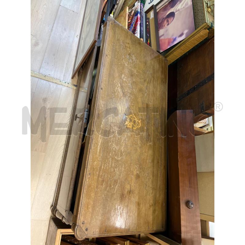 CASSAPANCA IN LEGNO EPOCA INTARSIO SOPRA | Mercatino dell'Usato Teramo 2