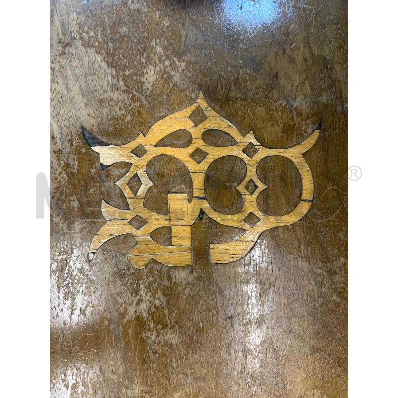CASSAPANCA IN LEGNO EPOCA INTARSIO SOPRA | Mercatino dell'Usato Teramo 3