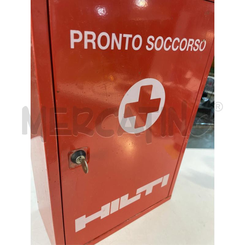 CASSETTA PRONTO SOCCORSO HILTI IN METALLO ROSSO | Mercatino dell'Usato Teramo 2
