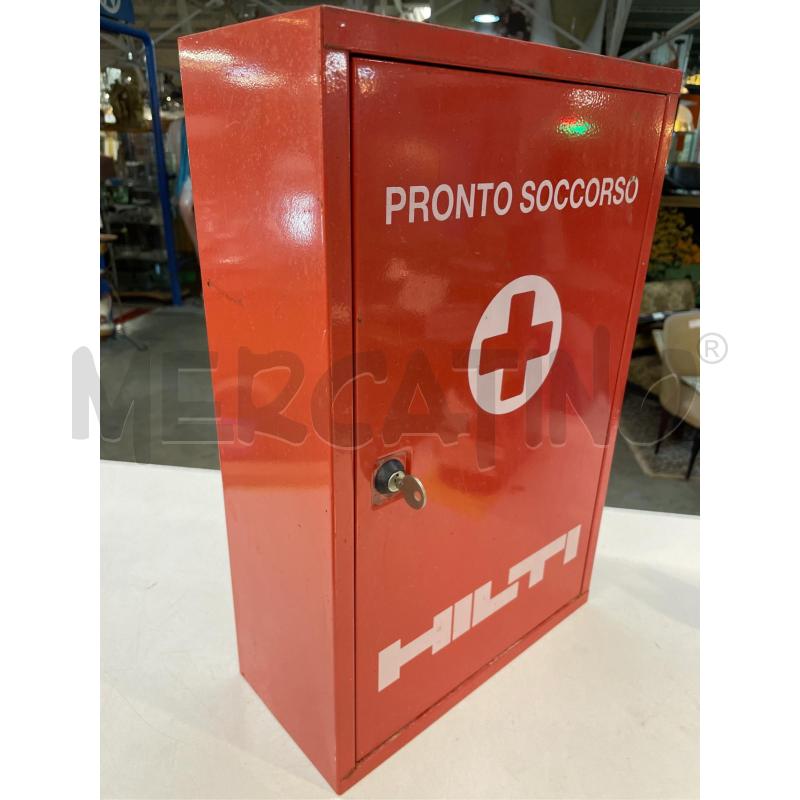 CASSETTA PRONTO SOCCORSO HILTI IN METALLO ROSSO | Mercatino dell'Usato Teramo 3