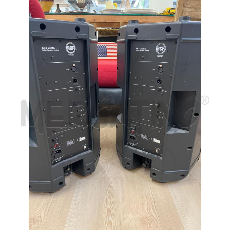 CASSE ACUSTICHE RCF ART 200A CASSE ATTIVE A DUE VIE CON WOOFER DA 12 - COPPIA | Mercatino dell'Usato Teramo 3