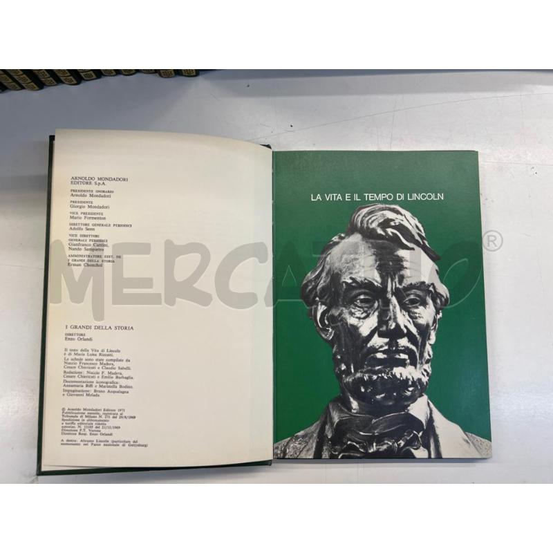 COLLANA I GRANDI DELLA STORIA ARNOLDO MONDADORI EDITORE 1970 | Mercatino dell'Usato Teramo 2