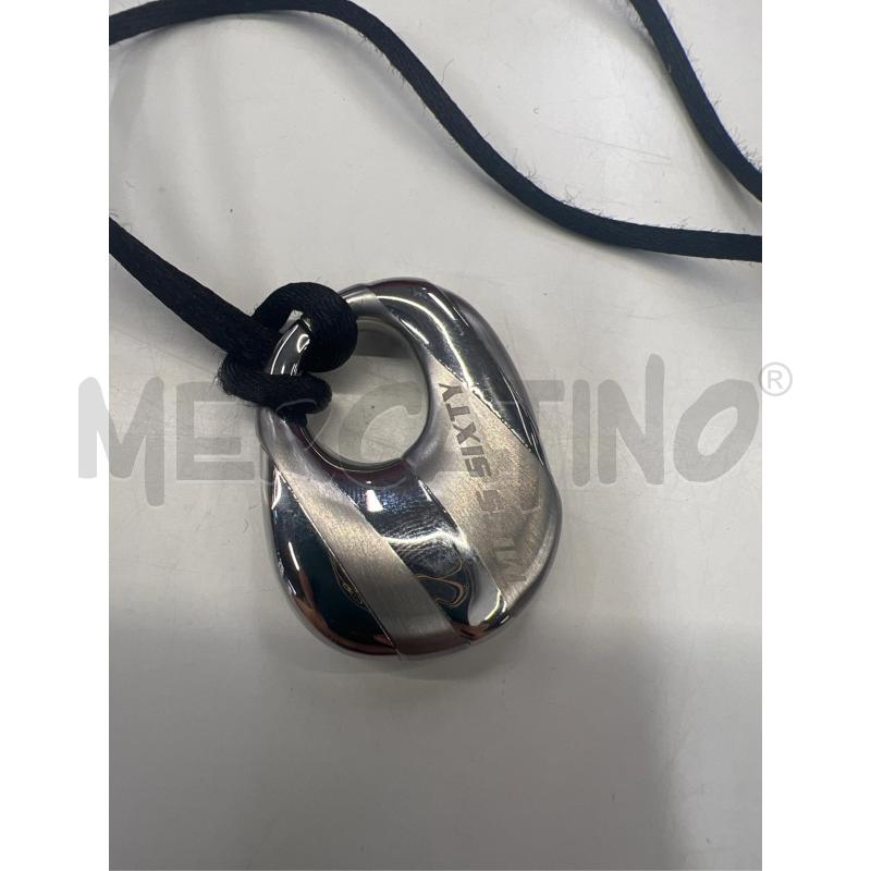 COLLANA MISS SIXTY IN ACCIAIO CORDA NERA | Mercatino dell'Usato Teramo 2