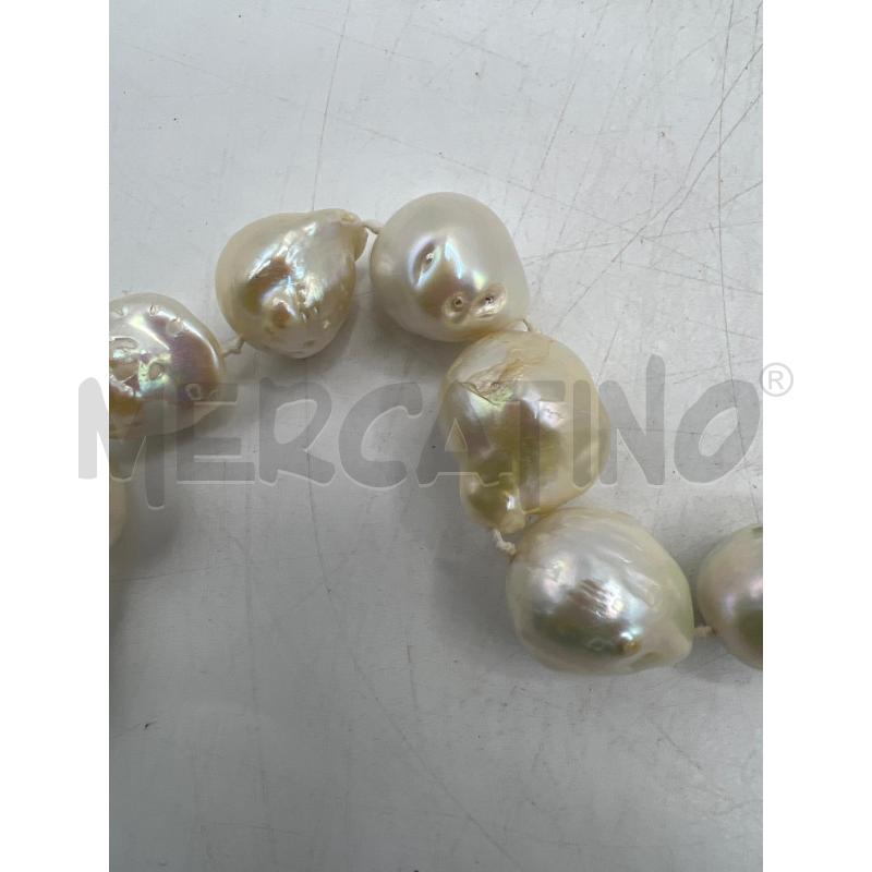 COLLANA PERLE BAROCCHE CHIUSURA 925 | Mercatino dell'Usato Teramo 3