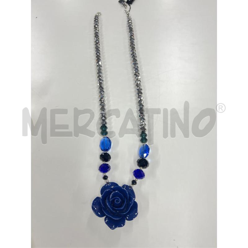 COLLANA SODINI GRANDE ARGENTATA FIORI GRANDI  | Mercatino dell'Usato Teramo 3