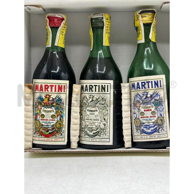 COLLEZIONE MUSEO MARTINI CAMPIONE OMAGGIO NON COMMERCIABILE 3 MIGNON VERMOUTH ROSSO SECCO BIANCO 100 | Mercatino dell'Usato Teramo 2