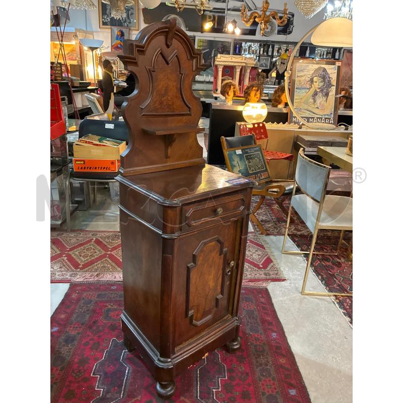 COMODINO EPOCA LEGNO MASSELLO CON CIMASA | Mercatino dell'Usato Teramo 3