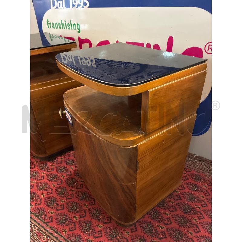 COMODINO  DECO' CON PIANO VETRO SOPRA | Mercatino dell'Usato Teramo 3
