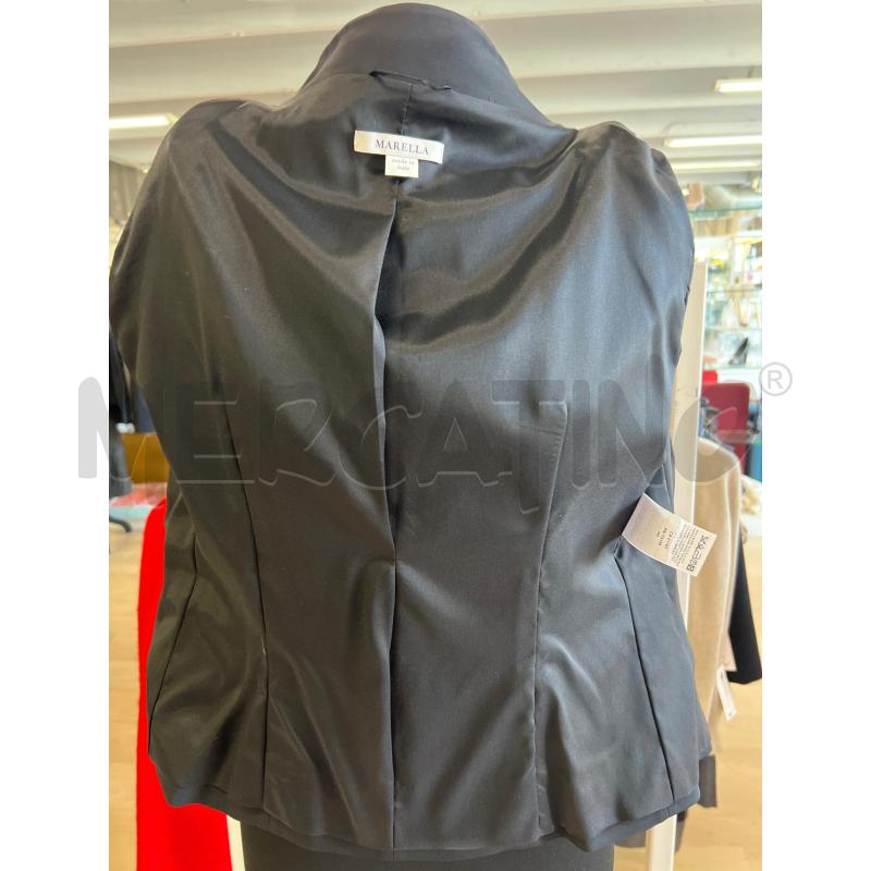 COMPLETO DONNA MARELLA NERO GIACCA E GONNA A TUBINO | Mercatino dell'Usato Teramo 3