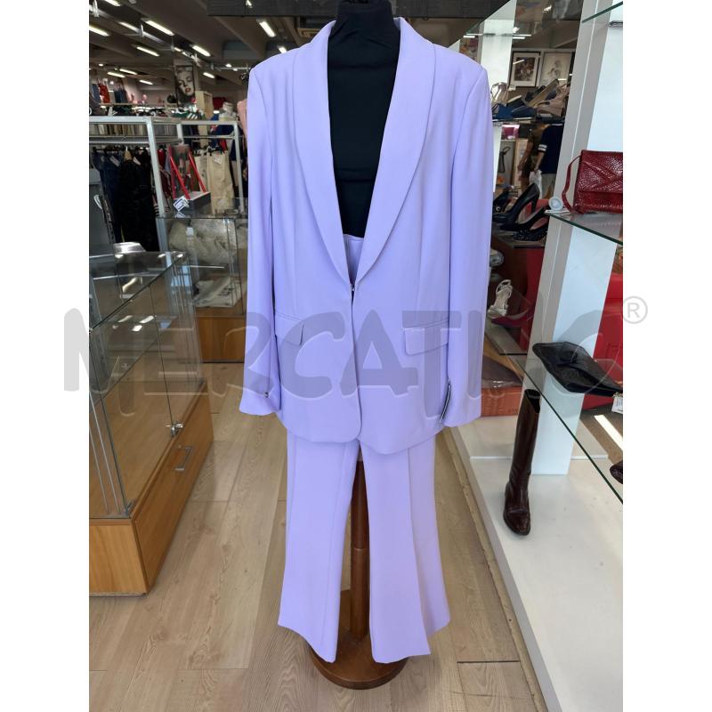 COMPLETO DONNA TWINSET LILLA GIACCA E PANTALONE CLASSIC | Mercatino dell'Usato Teramo 1