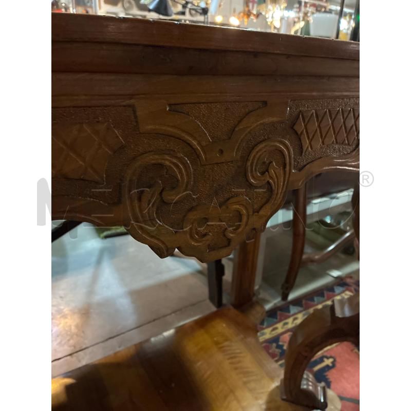 CONSOLLE D'EPOCA IN LEGNO NOCE MOSSO  | Mercatino dell'Usato Teramo 4