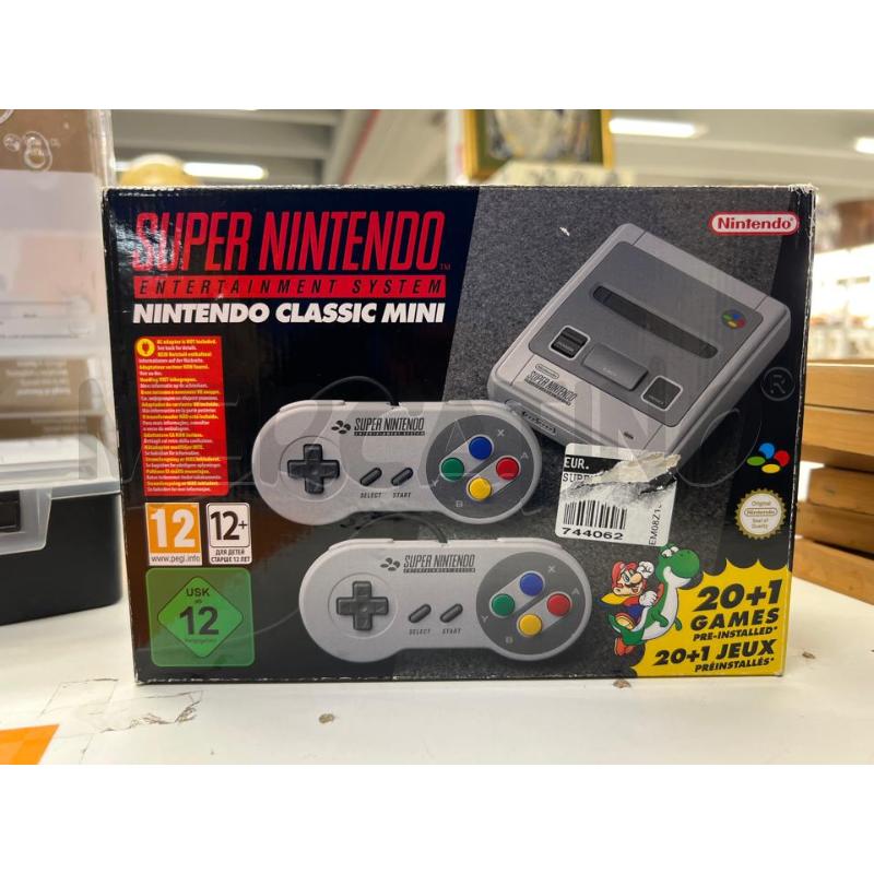 CONSOLLE SUPER NINTENDO CLASSIC MINI 20+1 GIOCHI | Mercatino dell'Usato Teramo 1