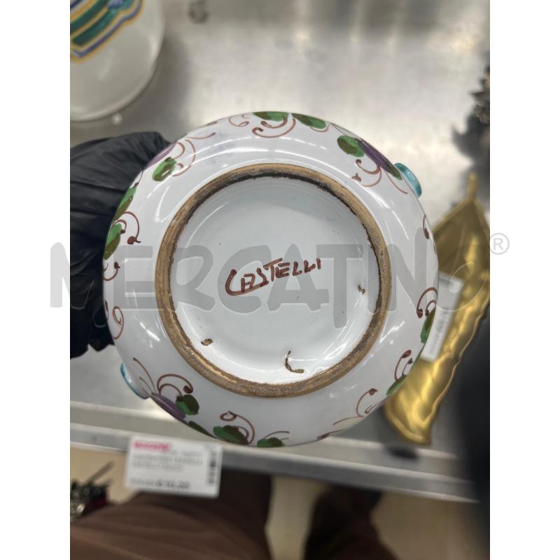 CONTENITORE CERAMICA CASTELLI T ZUCCHERIERA FIORI | Mercatino dell'Usato Teramo 2
