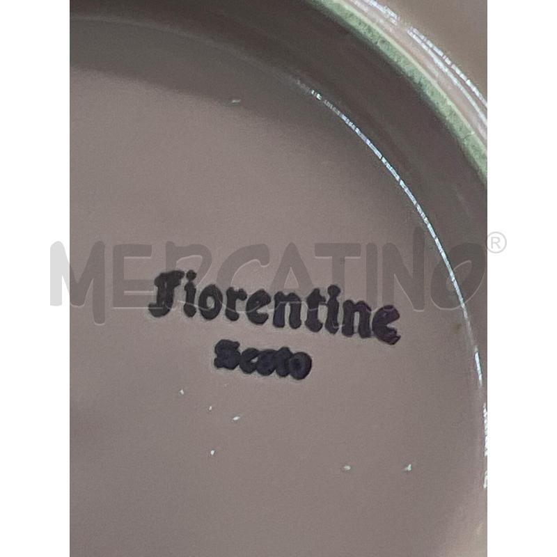 CONTENITORE CERAMICA SESTO FIORENTINO TONI ROSA FINITURE DORATE | Mercatino dell'Usato Teramo 2