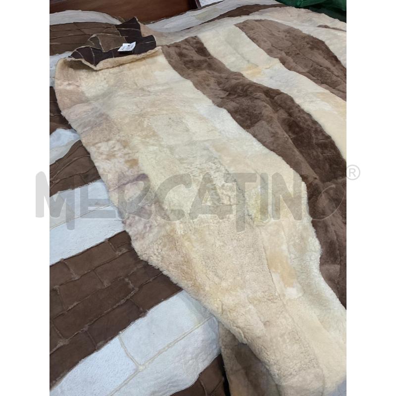 COPERTA MATRIMONIALE MONTONE ARTIGIANALE A LEMBI - PRESENTA+ | Mercatino dell'Usato Teramo 4