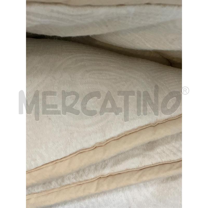 COPRI LETTO MATRIMONIALE IMBOTTITURA BIANCO PANNA | Mercatino dell'Usato Teramo 2