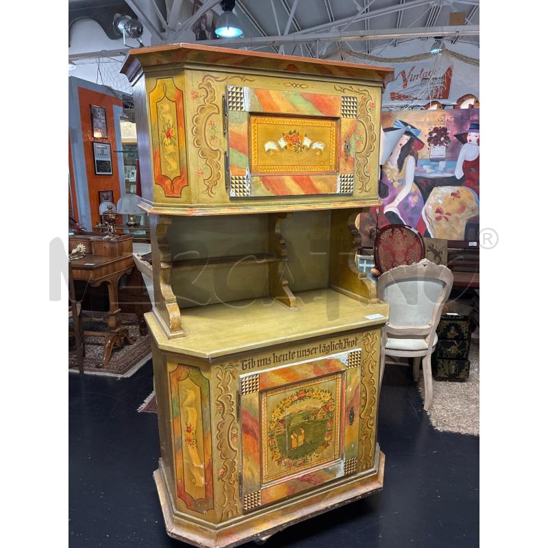 CREDENZA ARTE POPOLARE TEDESCA 2 SPORTELLI  | Mercatino dell'Usato Teramo 2