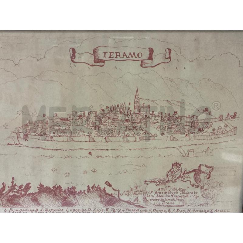 DISEGNO MAPPA URBANA CITTA' DI TERAMO CHINA RO | Mercatino dell'Usato Teramo 2