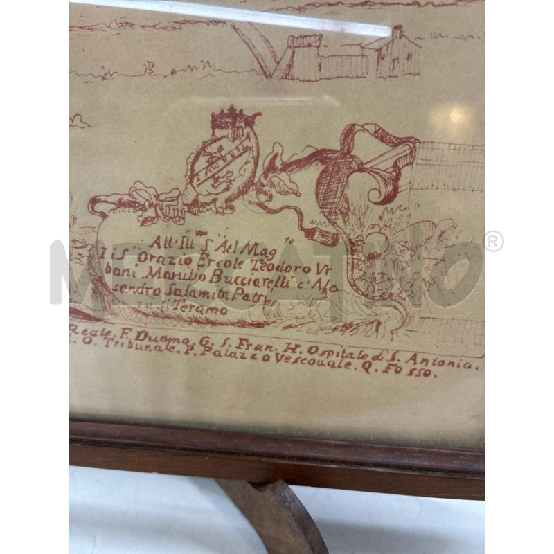 DISEGNO MAPPA URBANA CITTA' DI TERAMO CHINA RO | Mercatino dell'Usato Teramo 3