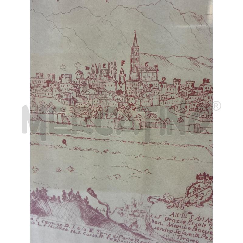 DISEGNO MAPPA URBANA CITTA' DI TERAMO CHINA RO | Mercatino dell'Usato Teramo 4