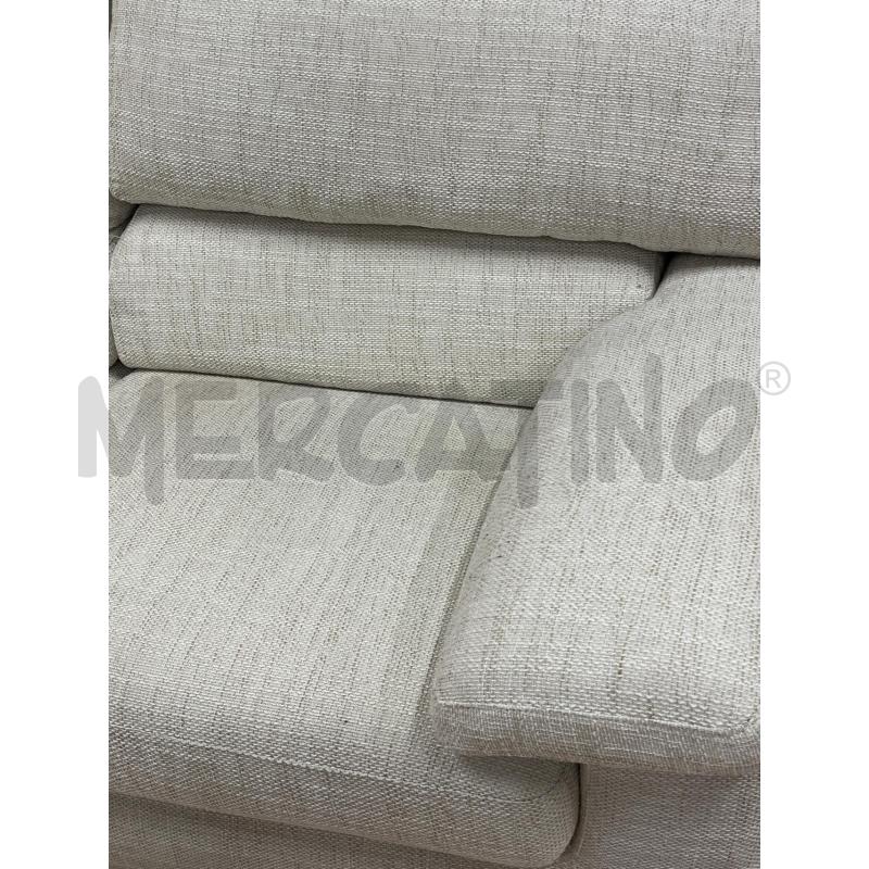 DIVANO 2 POSTI POLTRONE E SOFA IN STOFFA GRIGIO  | Mercatino dell'Usato Teramo 2