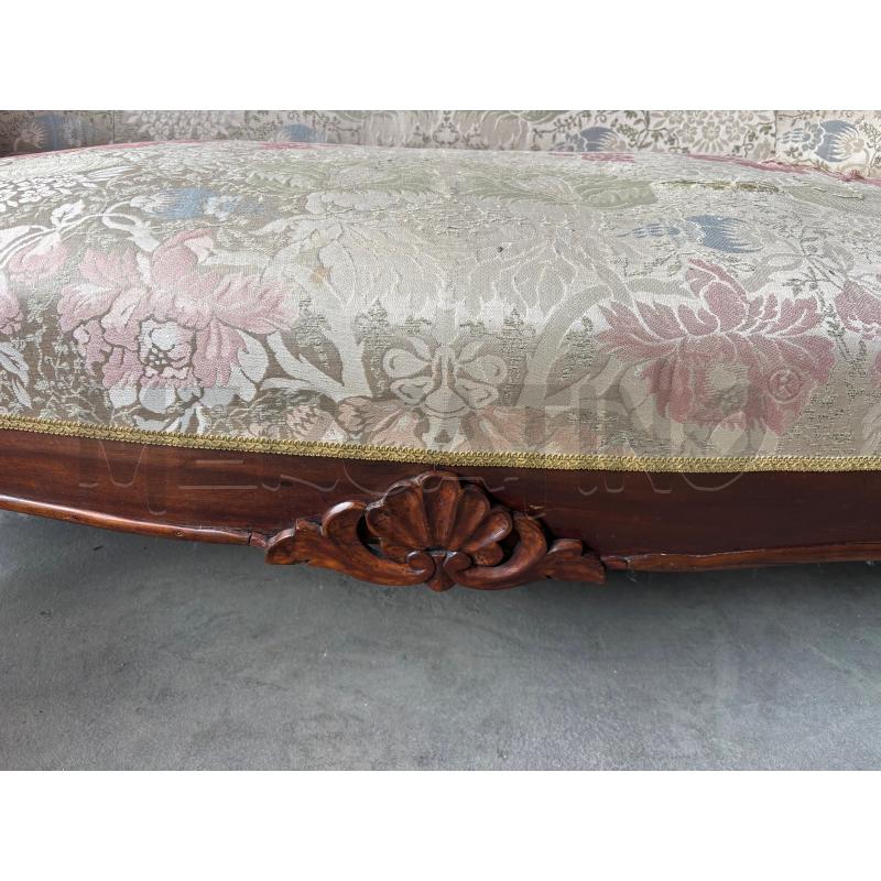 DIVANO EPOCA '800 LEGNO MASSELLO | Mercatino dell'Usato Teramo 2