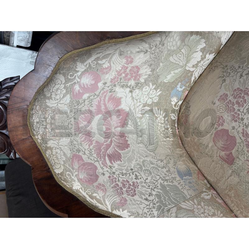 DIVANO EPOCA '800 LEGNO MASSELLO | Mercatino dell'Usato Teramo 3