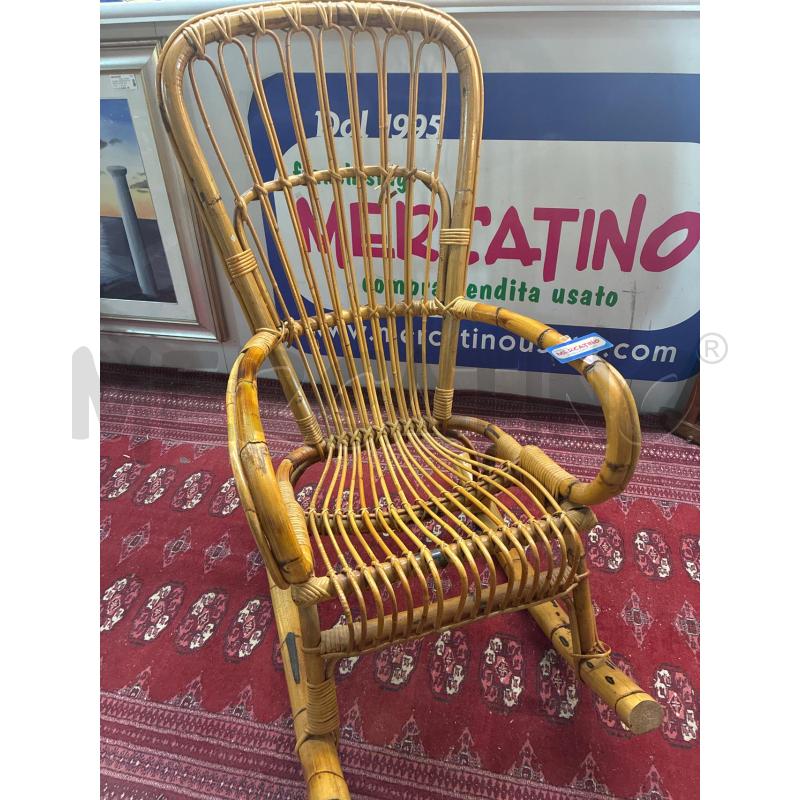 DONDOLO DESIGN BAMBOO E VIMINI | Mercatino dell'Usato Teramo 1