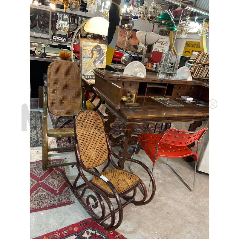 DONDOLO MODELLO THONET FAGGIO PAGLIA DI VIENNA S.L.  | Mercatino dell'Usato Teramo 5
