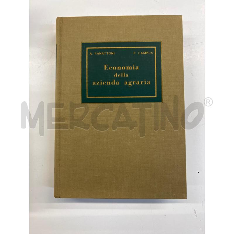 ECONOMIA DELLA AZIENDA AGRARIA PANATTONI CAMPUS | Mercatino dell'Usato Teramo 1