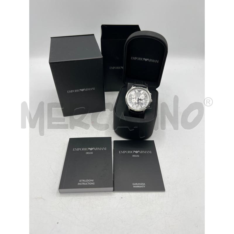 EMPORIO ARMANI - OROLOGIO DA POLSO AR2432 UOMO - NUOVO BOX E GARANZIA - CINTURINO PELLE - CINTURINO  | Mercatino dell'Usato Teramo 5