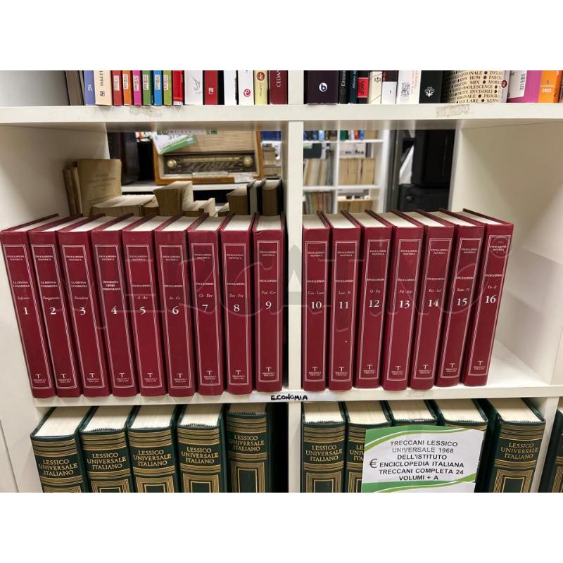 ENCICLOPEDIA DANTESCA BIBLIOTECA TRECCANI 16 VOLUMI | Mercatino dell'Usato Teramo 1