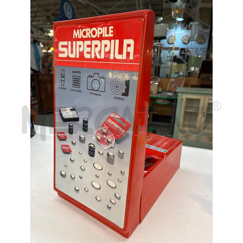 ESPOSITORE SUPERPILA VINTAGE DA BANCO CON ACCESSORI | Mercatino dell'Usato Teramo 3