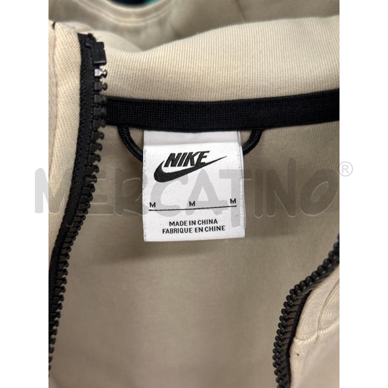 FELPA UOMO NIKE BEIGE GRIGIO CON CAPPUCCIO  | Mercatino dell'Usato Teramo 4