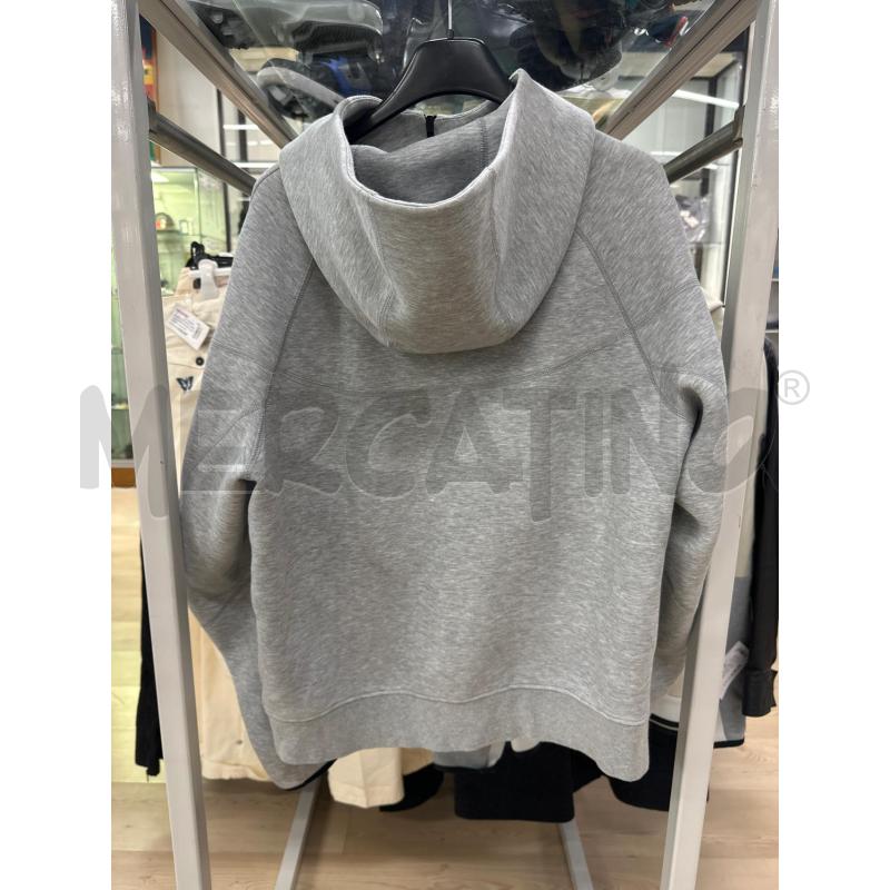 FELPA UOMO NIKE GRIGIO CON CAPPUCCIO INSERTI IN GOMMA  | Mercatino dell'Usato Teramo 2